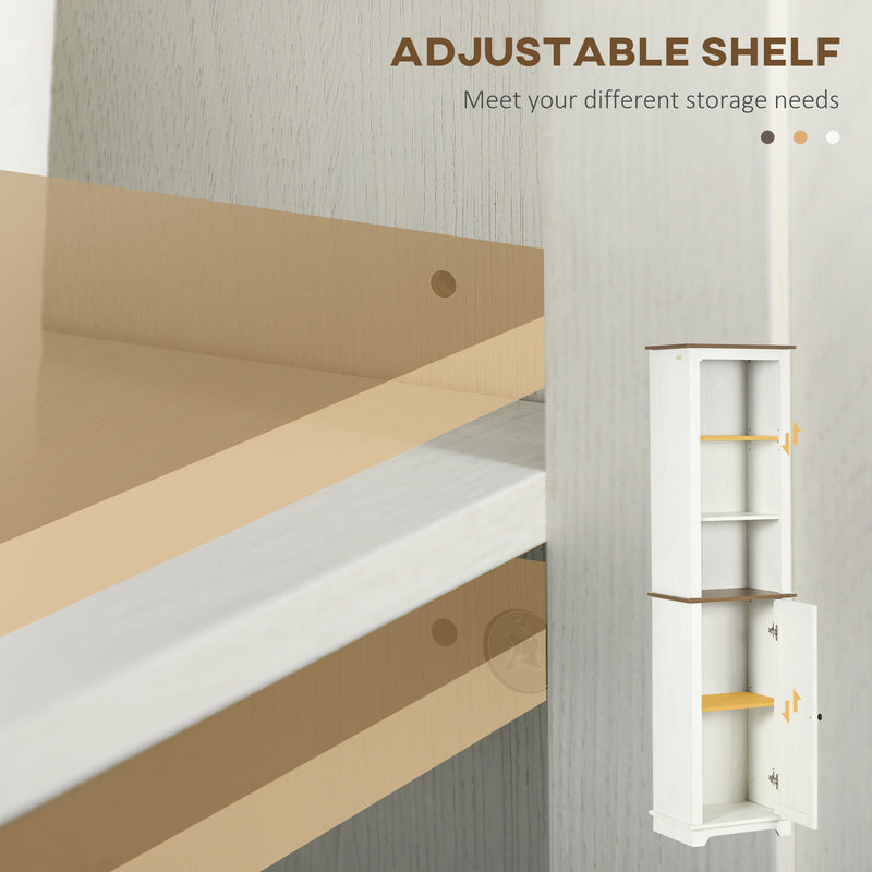 Tall bathroom cabinet with shelves – image 5