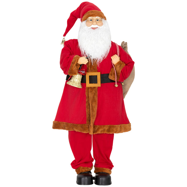 4ft Singing Santa on a white background