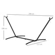 Outsunny 2.9m Universal Hammock Stand Metal Frame Garden Camping Picnic Outdoor Patio Replacement – Stand Only – view 3