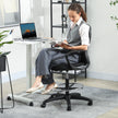 Vinsetto Drafting Chair with Adjustable Footrest, Ergonomic Mesh Office Chair with Lumbar Support, Adjustable Height – view 9