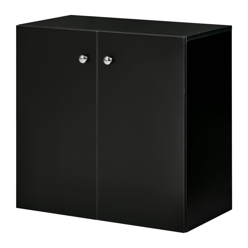 Black low storage cabinet – image 10