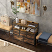 Rustic 5-drawer storage unit – image 10