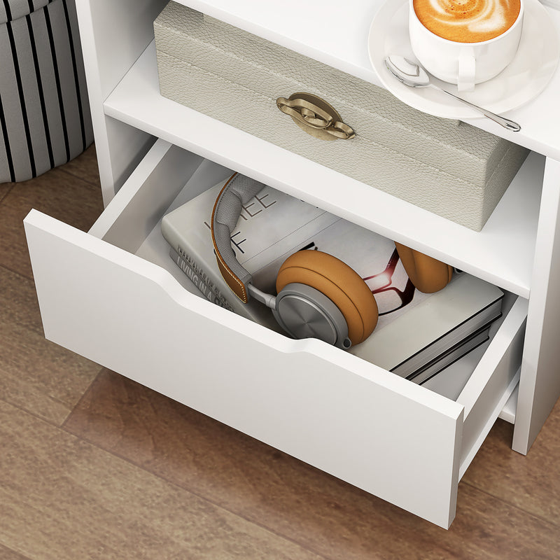 White bedside table – image 10
