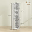 White tall bathroom cabinet – image 3