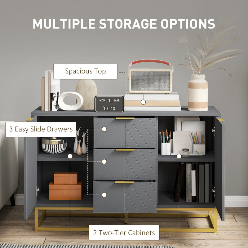 120 cm grey sideboard – image 6
