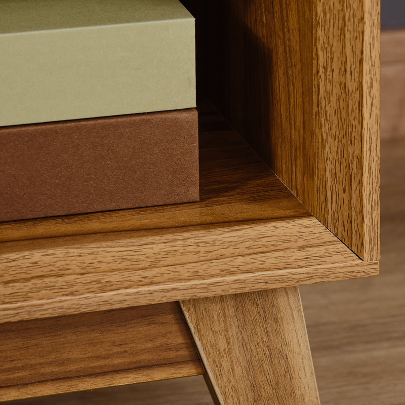Walnut bedside table – image 8