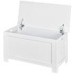 White lift-top storage chest – image 10
