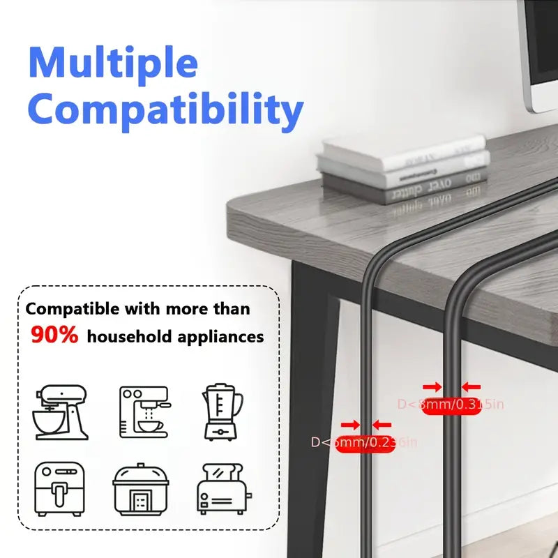 Cord Organizer Clips for Appliances and Cable Management