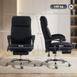 Vinsetto High Back Vibration Massage Office Chair with Footrest, Heated, Black – view 3