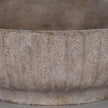 Close-up of the fluted grey texture