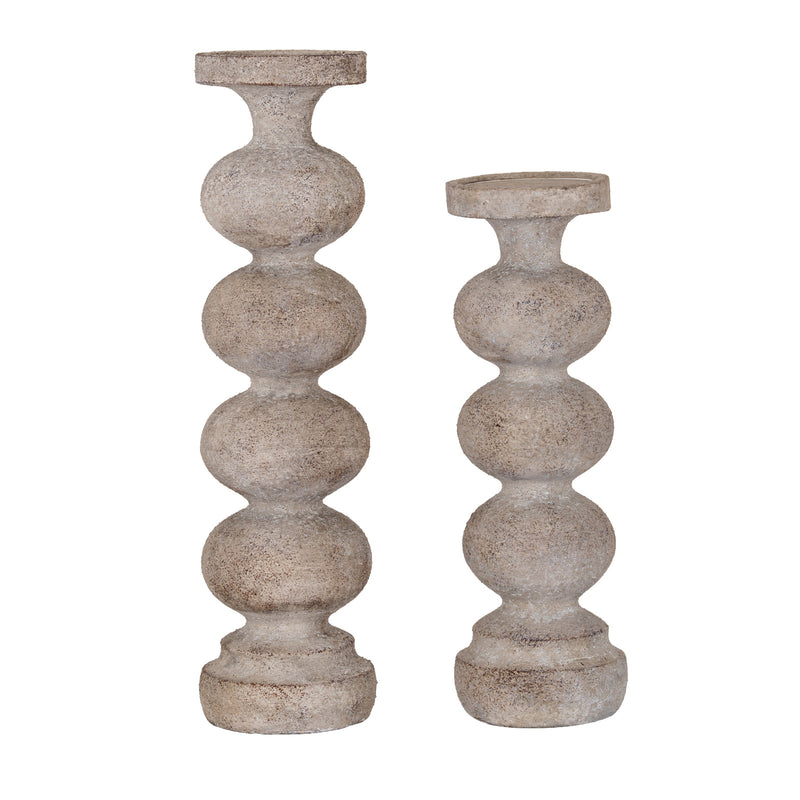 Ferro medium candlestick shown with the large size, sold separately