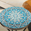 Folding mosaic side table – image 4