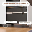 3-drawer steel filing cabinet – image 7