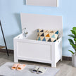 White lift-top storage chest – image 8