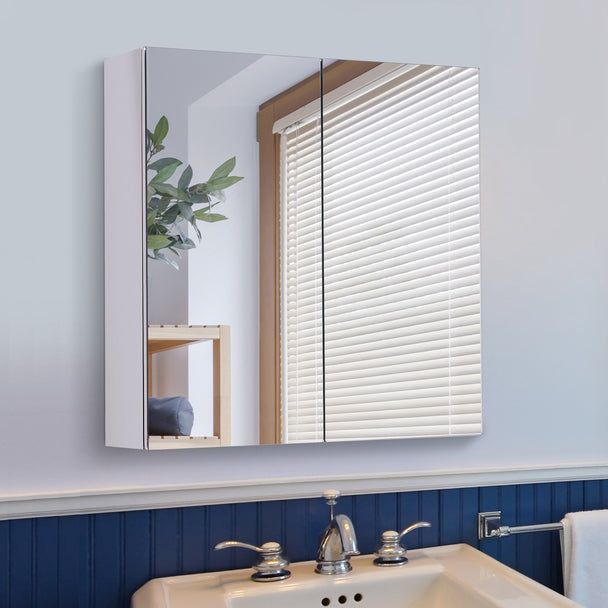 Stainless steel mirror cabinet – image 2