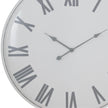 Close-up of the Roman numerals and hands