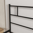 Black king size metal bed frame – image 9