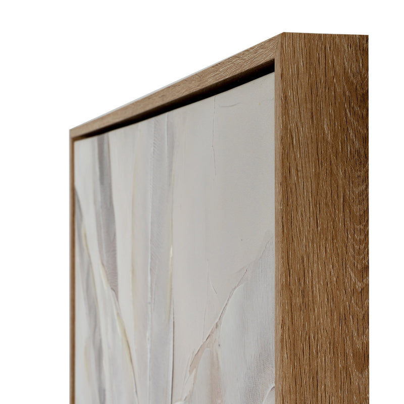 Folira Botanical Hand-Painted Framed Canvas – 60 × 90cm, additional product view 3