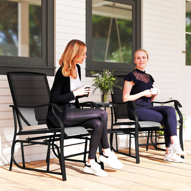 Black gliding seat – image 2