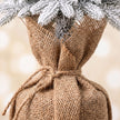Set of 3 pre-lit flocked pencil trees, PE tips – image 10