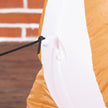 Close-up of a decorative detail on the 6ft reindeer Christmas inflatable
