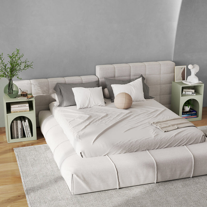 Set of 2 arched bedside tables – image 8