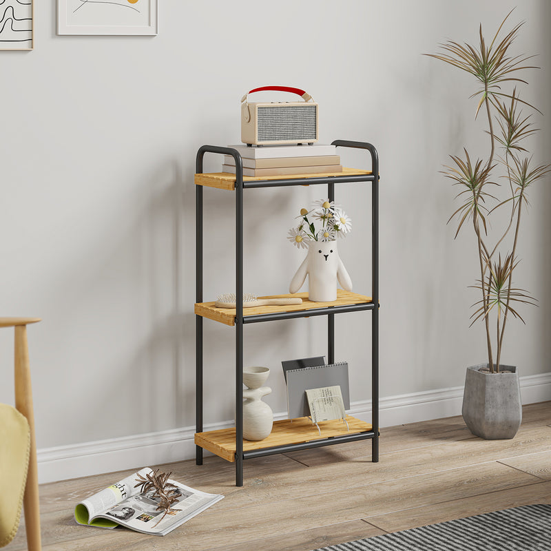 3-tier bamboo bathroom shelf – image 10