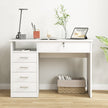 110 cm computer desk with 5 drawers – image 7