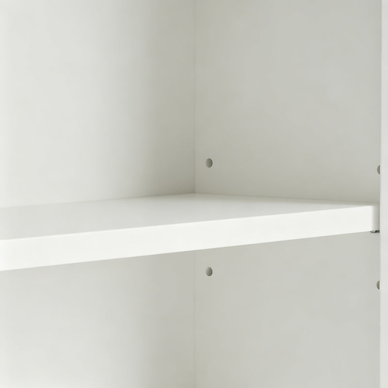 White louvered wall cabinet – image 10