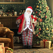 120cm Singing Santa in a Christmas room setting