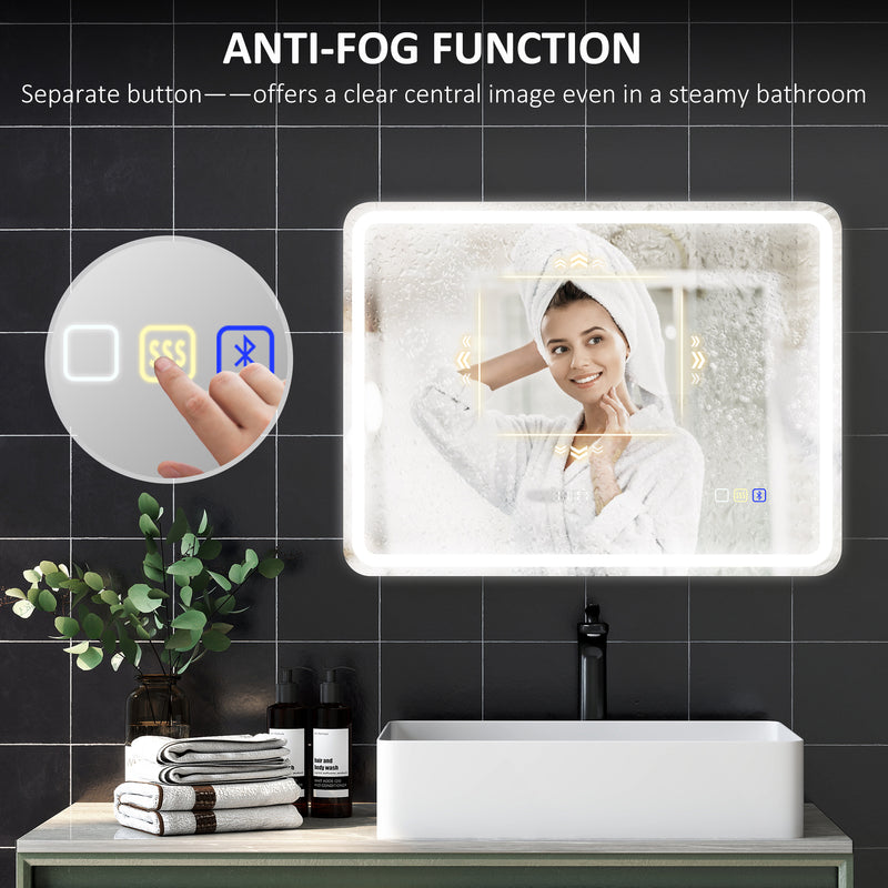 80 x 60 cm Bluetooth speaker mirror – image 7