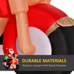 Close-up of the inflatable fabric and design