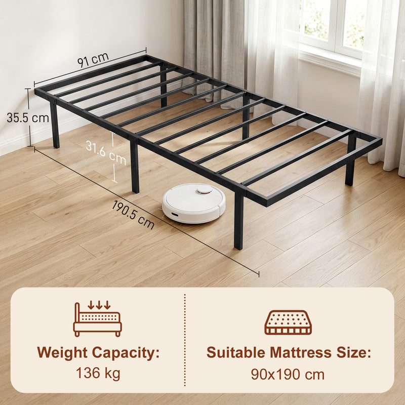 3ft single platform bed frame – image 3