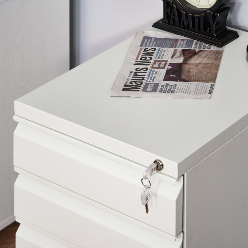 3-drawer metal filing cabinet – image 9