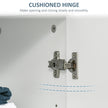 White bathroom floor cabinet – image 8