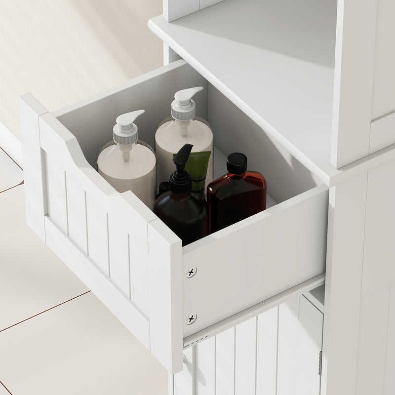 Tall bathroom cabinet with sensor lights – image 9