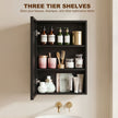 Steel bathroom mirror cabinet – image 4