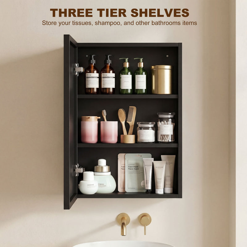 Steel bathroom mirror cabinet – image 4