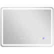 80 x 60 cm landscape LED bathroom mirror with Bluetooth speaker