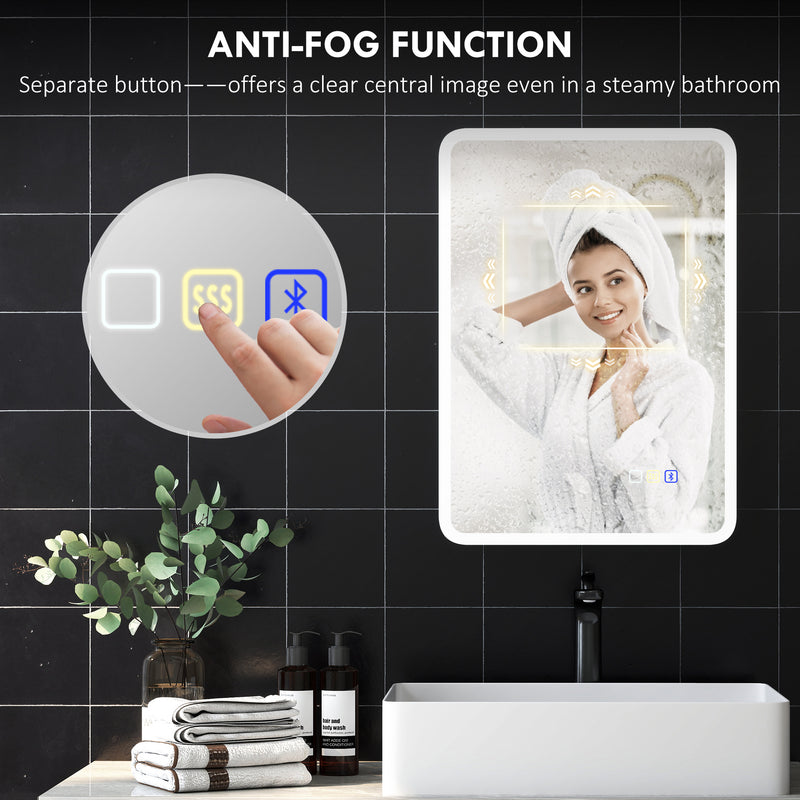 70 x 50 cm LED mirror with Bluetooth – image 7