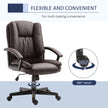 Faux leather mid-back office chair – image 6