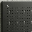 28-Piece Wall-Mounted Tool Pegboard Set with 3 Panels – Black/Red – image 9 of 9