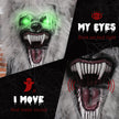 210cm Animated Skeleton Werewolf with Glowing Eyes – image 5 of 9