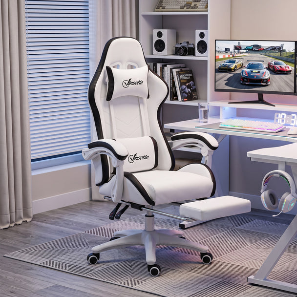 Gaming chair with footrest – image 2