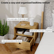 Bedside table with drawer and open shelf – image 5