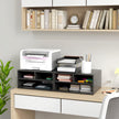 Black desktop printer stand – image 8
