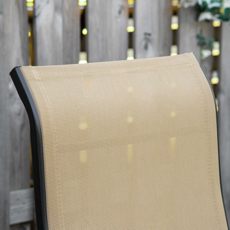 Set of 2 folding reclining garden chairs – image 9