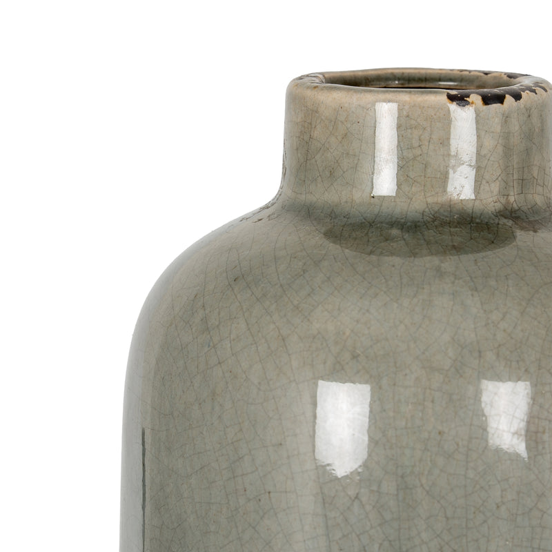Close-up of the Raine vase shoulder and neck