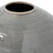 Close-up of the Regola vase mouth and ridged glaze