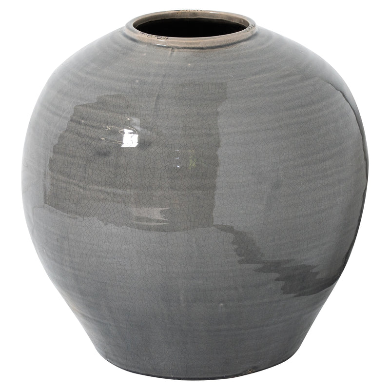 Garda grey glazed Regola vase